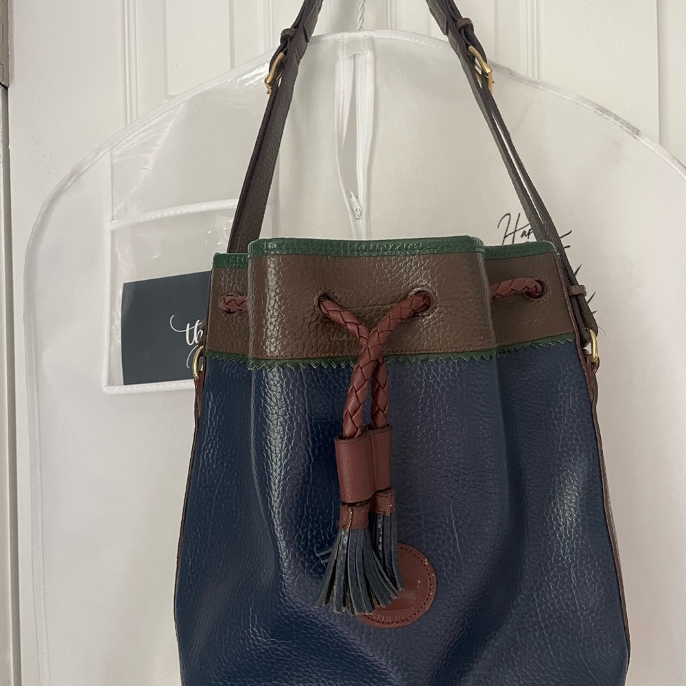Dooney & Bourke Vintage Leather Bucket Bag